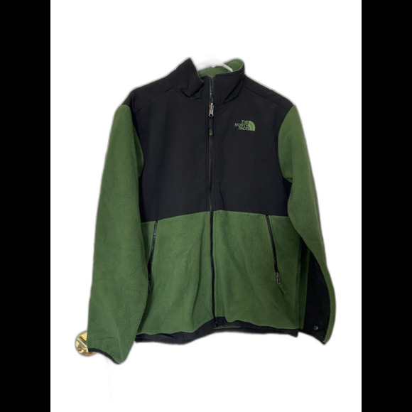 The North Face Denali Fleece Jacket — Boys XL (18/20) Green/Black - Picture 7 of 8